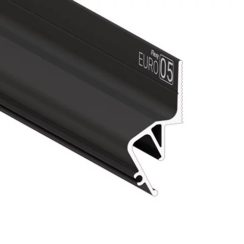 Багет AL - EURO 05 - теневой профиль черный - 2 м профиль