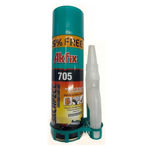 Клей Akfix 705 (200 мл + 65 г) двухкомпонентный